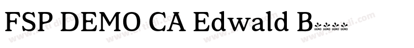 FSP DEMO CA Edwald B字体转换